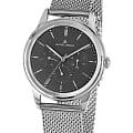 Jacques Lemans Jacques Lemans Retro Classic 1-2061F  1-2061F кварцевые мужские часы серый циферблат, браслет нержавеющая сталь — вид спереди