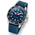 Swiss Military by Chrono Swiss Military Solar Power SMS34102.04 кварцевые мужские часы часы крупный план синий циферблата