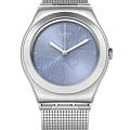 Swatch Swatch I Medium Standard YLS231M  YLS231M кварцевые женские часы голубой циферблат, браслет нержавеющая сталь — вид спереди
