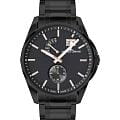 Jacques Lemans Jacques Lemans Derby 1-2199V  1-2199V кварцевые мужские часы черный циферблат, браслет нержавеющая сталь с pvd-покрытием — вид спереди