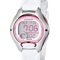 Casio Casio Collection LW-200-7AVDF (LW-200-7A)  LW-200-7A кварцевые женские часы розовый циферблат, браслет пластик — вид спереди