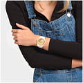 Swatch Swatch New Gent Lacquered SUOZ148 женские часы золотой циферблат на запястье