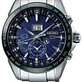 Seiko Seiko Astron GPS Solar SSE147J1  SSE147J1 автокварц (кинетик) мужские часы синий циферблат, браслет нержавеющая сталь — вид спереди