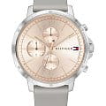 Tommy Hilfiger Tommy Hilfiger Dressed Up 1782191  1782191 кварцевые женские часы розовый циферблат, браслет кожаный — вид спереди