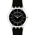 Swatch Swatch Skin SFK361  SFK361 кварцевые мужские часы черный циферблат, браслет силикон — вид спереди