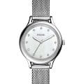 Fossil Fossil Bannon  BQ3390  BQ3390 кварцевые женские часы перламутровый циферблат, браслет нержавеющая сталь — вид спереди