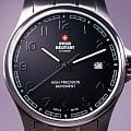 Swiss Military by Chrono Swiss Military by Chrono Сверхточные SM30200.16 швейцарские наручные мужские часы заводная головка с логотипом Swiss Military by Chrono