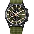 Lee Cooper Lee Cooper LC08183.675  LC08183.675 кварцевые мужские часы зеленый циферблат, браслет каучук — вид спереди