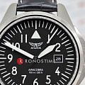 Aviator Aviator Airacobra V.1.38.0.315.4 airacobra швейцарские мужские часы на браслете кожаный боковой вид