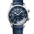Longines Longines Legend Diver L3.764.4.90.9  L37644909 механические мужские часы синий циферблат, браслет каучук — вид спереди