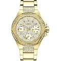 Guess Guess Sport Envy GW0878L2  GW0878L2 кварцевые женские часы  золотой циферблат, браслет нержавеющая сталь с pvd-покрытием — вид спереди