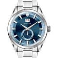 Wainer Wainer Classic WA.17000-C  WA.17000-C кварцевые мужские часы  синий циферблат, браслет нержавеющая сталь — вид спереди