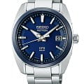 Seiko Seiko Astron GPS Solar SSJ003J1  SSJ003J1 кварцевые мужские часы синий циферблат, браслет нержавеющая сталь — вид спереди