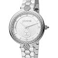 Just Cavalli Just Cavalli JC1L128M0055  JC1L128M0055 кварцевые женские часы серебристый циферблат, браслет нержавеющая сталь — вид спереди