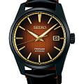 Seiko Seiko Presage Sharp Edged Series SPB331 Sharp Edged SPB331 механические мужские часы коричневый циферблат, браслет кожаный — вид спереди