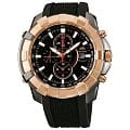 Orient Orient TD10001B (FTD10001B)  FTD10001B кварцевые мужские часы черный циферблат, браслет 18-каратное желтое золото — вид спереди