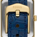 Fossil Fossil Raquel ES5365 женские часы синий циферблат на запястье
