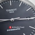 Tissot Tissot Everytime Swissmatic T109.407.16.051.00 механические мужские часы часы крупный план черный циферблата