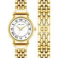 Anne Klein Anne Klein Box Set 4144GPST  4144GPST кварцевые женские часы белый циферблат, браслет нержавеющая сталь с ip-покрытием — вид спереди