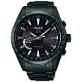 Seiko Seiko Astron GPS Solar SSE089J1  SSE089J1  мужские часы черный циферблат, браслет  — вид спереди
