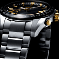 Seiko Seiko Astron GPS Solar SSE087J1 кварцевые мужские часы часы крупный план черный циферблата