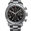 Breitling Breitling Aviator 8 Chronograph 43 A13316101B1A1  A13316101B1A1 механические мужские часы черный циферблат, браслет нержавеющая сталь — вид спереди