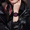 Casio Casio G-Shock GMA-S120RB-1ADR (GMA-S120RB-1a) , наручные женские часы фото под углом