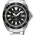 Seiko Seiko Prospex SRPE35K1  SRPE35K1 механические мужские часы черный циферблат, браслет нержавеющая сталь — вид спереди