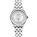 Hamilton Hamilton Jazzmaster Lady Auto H42215151  H42215151 механические женские часы белый циферблат, браслет нержавеющая сталь — вид спереди