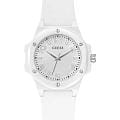 Guess Guess Sport GW0880L3  GW0880L3 кварцевые женские часы  белый циферблат, браслет силикон — вид спереди