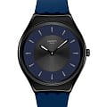 Swatch Swatch Skin Irony SYXB108  SYXB108 кварцевые женские часы синий циферблат, браслет силикон — вид спереди