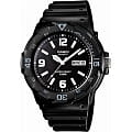 Casio Casio Collection MRW-200H-1B2VDF (MRW-200H-1B2)  MRW-200H-1B2VEG кварцевые мужские часы черный циферблат, браслет пластик — вид спереди